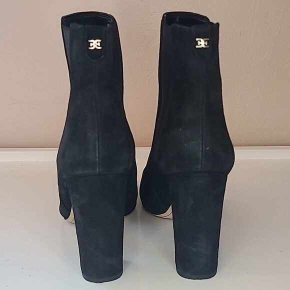 SAM EDELMAN Case Suede Block-Heel Booties Size 11 - Picture 5 of 13